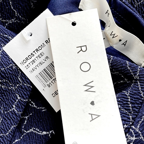 Row A Navy, Silver Pullover Sleeveless Party Dress - Picture 6 of 6